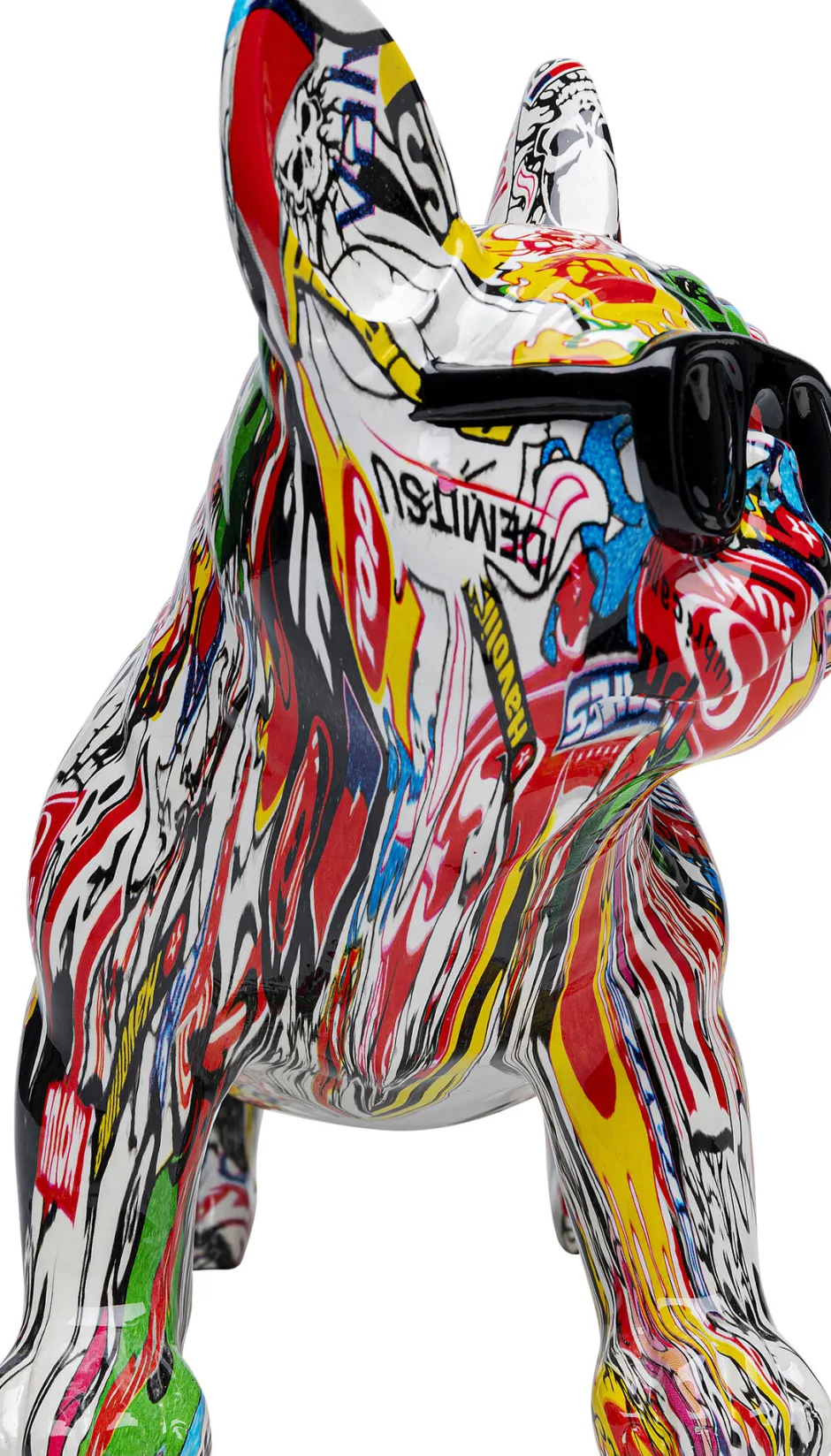 KARE Deko Figur Comic Dog Glasses 25cm