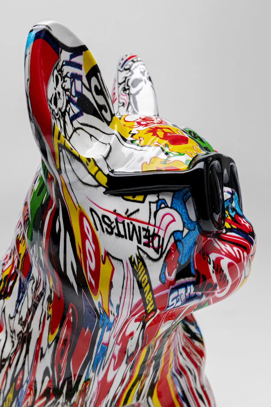 KARE Deko Figur Comic Dog Glasses 25cm