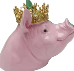 KARE Deko Figur Crowned Pig 28cm