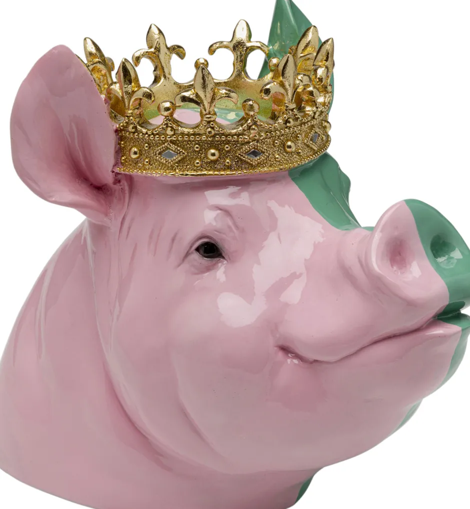 KARE Deko Figur Crowned Pig 28cm