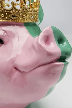 KARE Deko Figur Crowned Pig 28cm