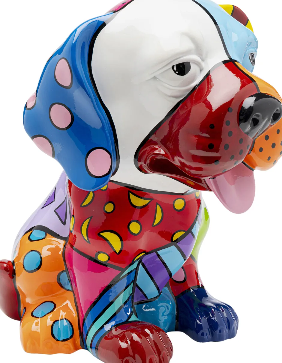 KARE Deko Figur Dog Patchwork 35cm