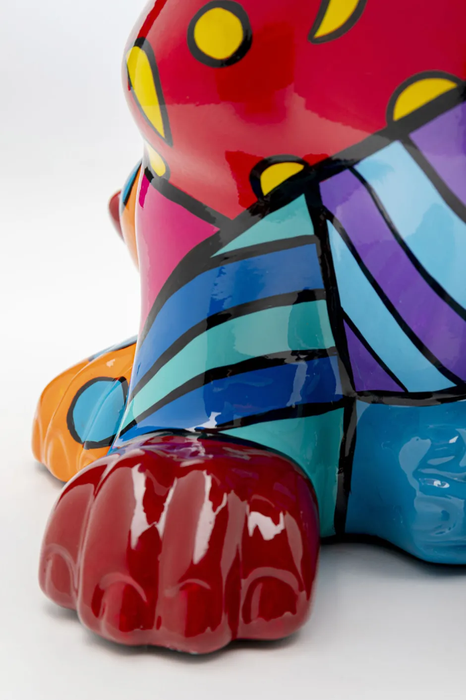 KARE Deko Figur Dog Patchwork 35cm