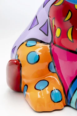 KARE Deko Figur Dog Patchwork 35cm