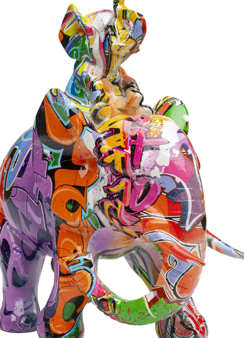 KARE Deko Figur Elefant Dumbo Uno Graffiti