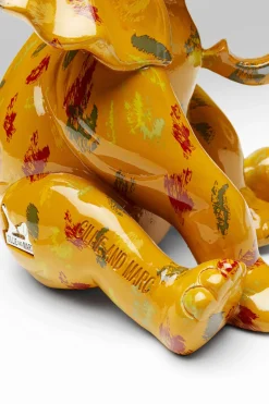 KARE Deko Figur Elephant Dots Gelb 18cm