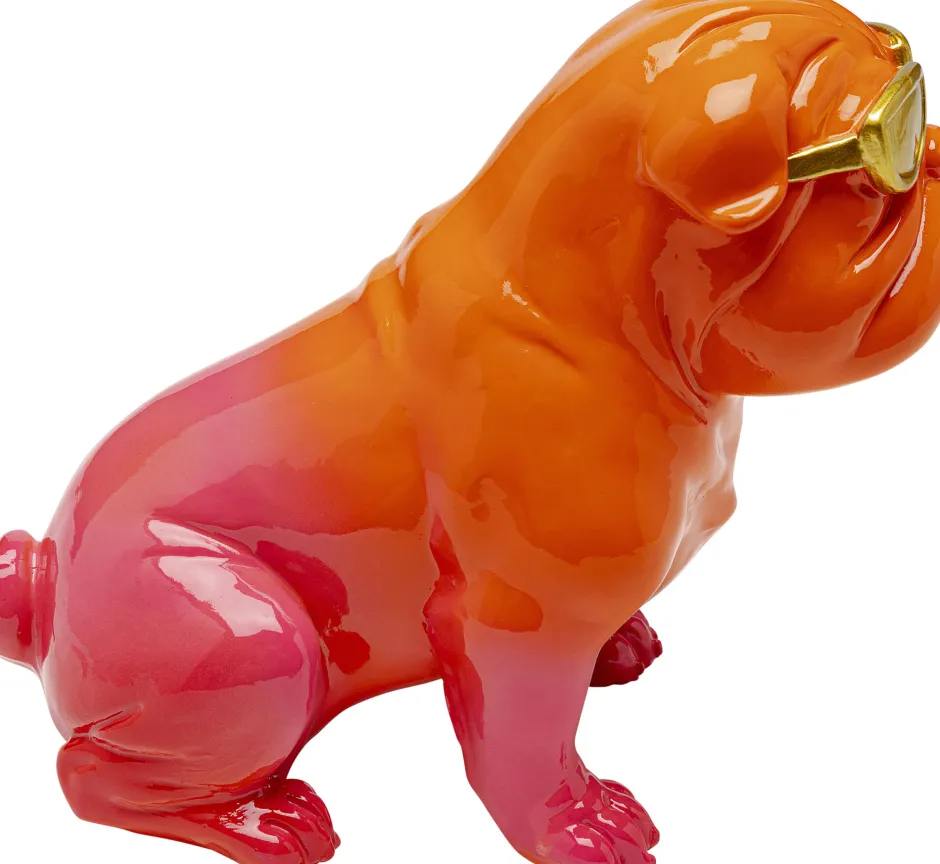 KARE Deko Figur Fashion Dog Orange 17cm