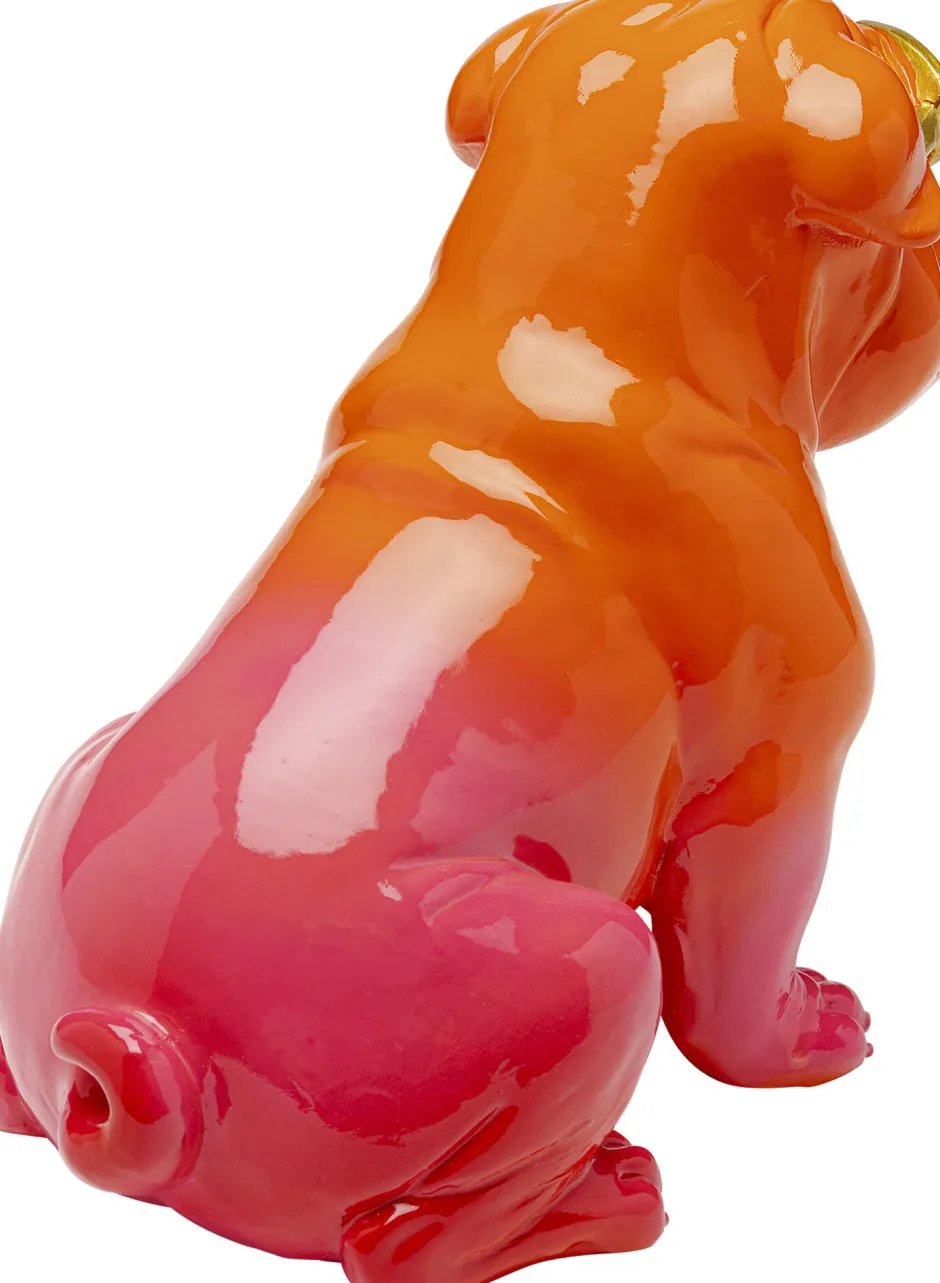 KARE Deko Figur Fashion Dog Orange 17cm