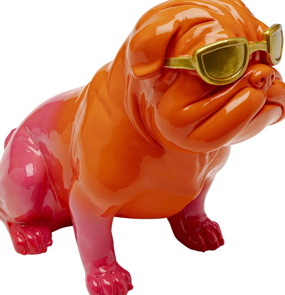 KARE Deko Figur Fashion Dog Orange 17cm