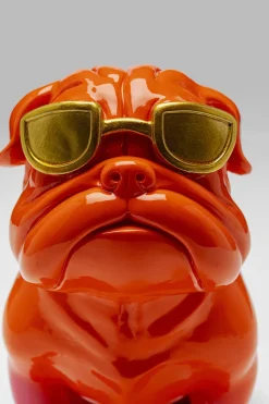 KARE Deko Figur Fashion Dog Orange 17cm