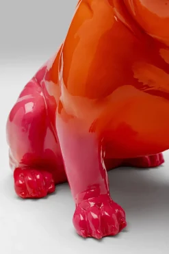 KARE Deko Figur Fashion Dog Orange 17cm