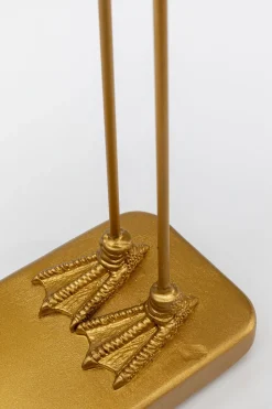 KARE Deko Figur Flamingo Love Gold 39cm