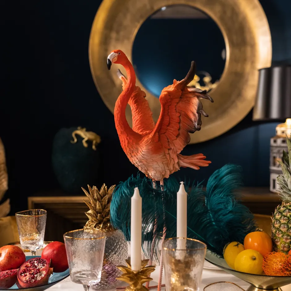 KARE Deko Figur Flamingo Road Fly 66cm