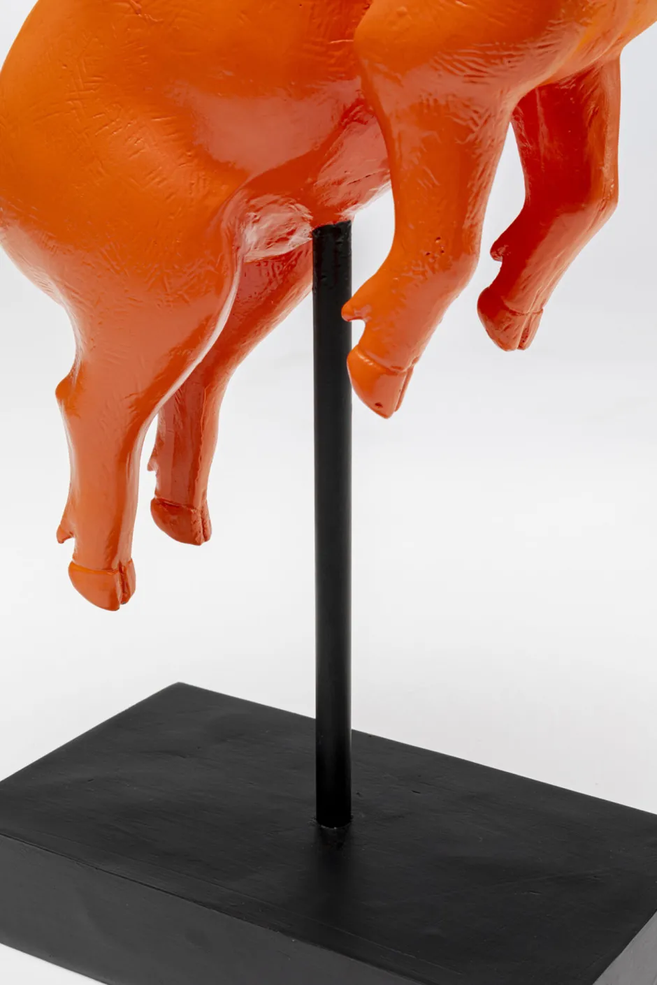 KARE Deko Figur Flying Pig Orange 29cm