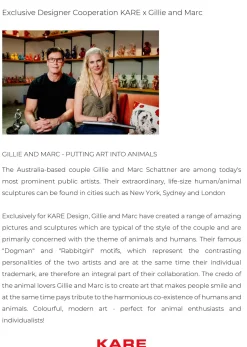 KARE Deko Figur Gangster Dog Black