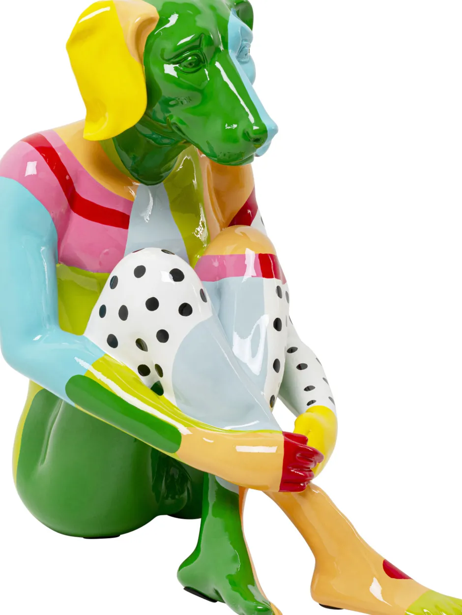 KARE Deko Figur Gangster Dog Colore 80cm