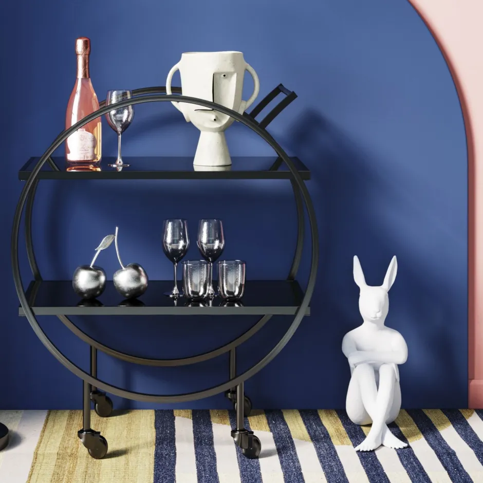 KARE Deko Figur Gangster Rabbit Weiß