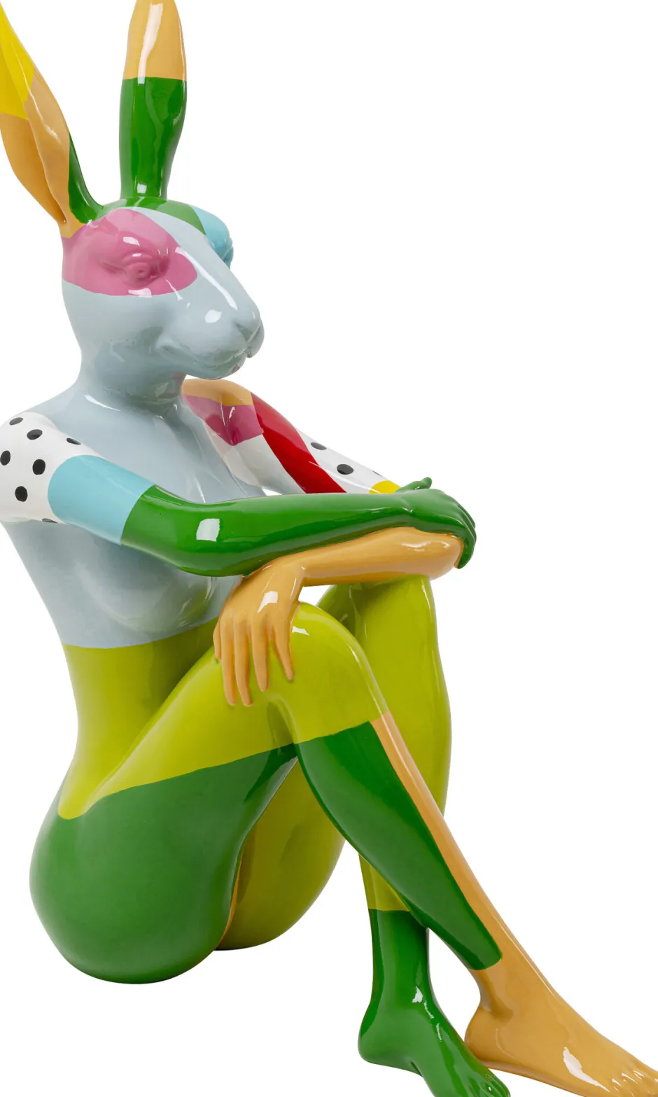 KARE Deko Figur Gangster Rabbit Colore 80cm