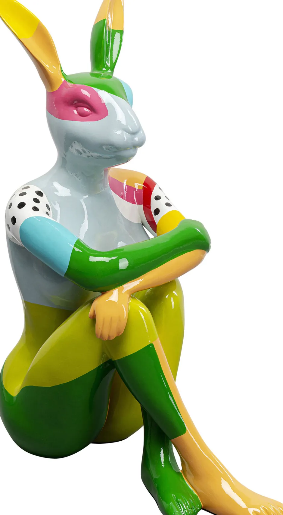 KARE Deko Figur Gangster Rabbit Colore 80cm