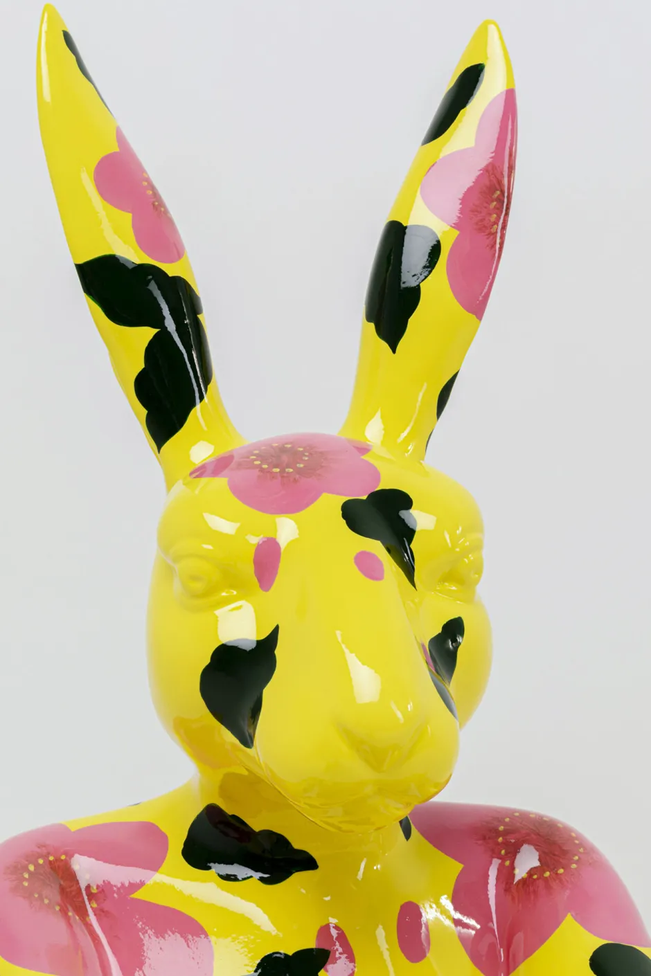 KARE Deko Figur Gangster Rabbit Gelb 80cm