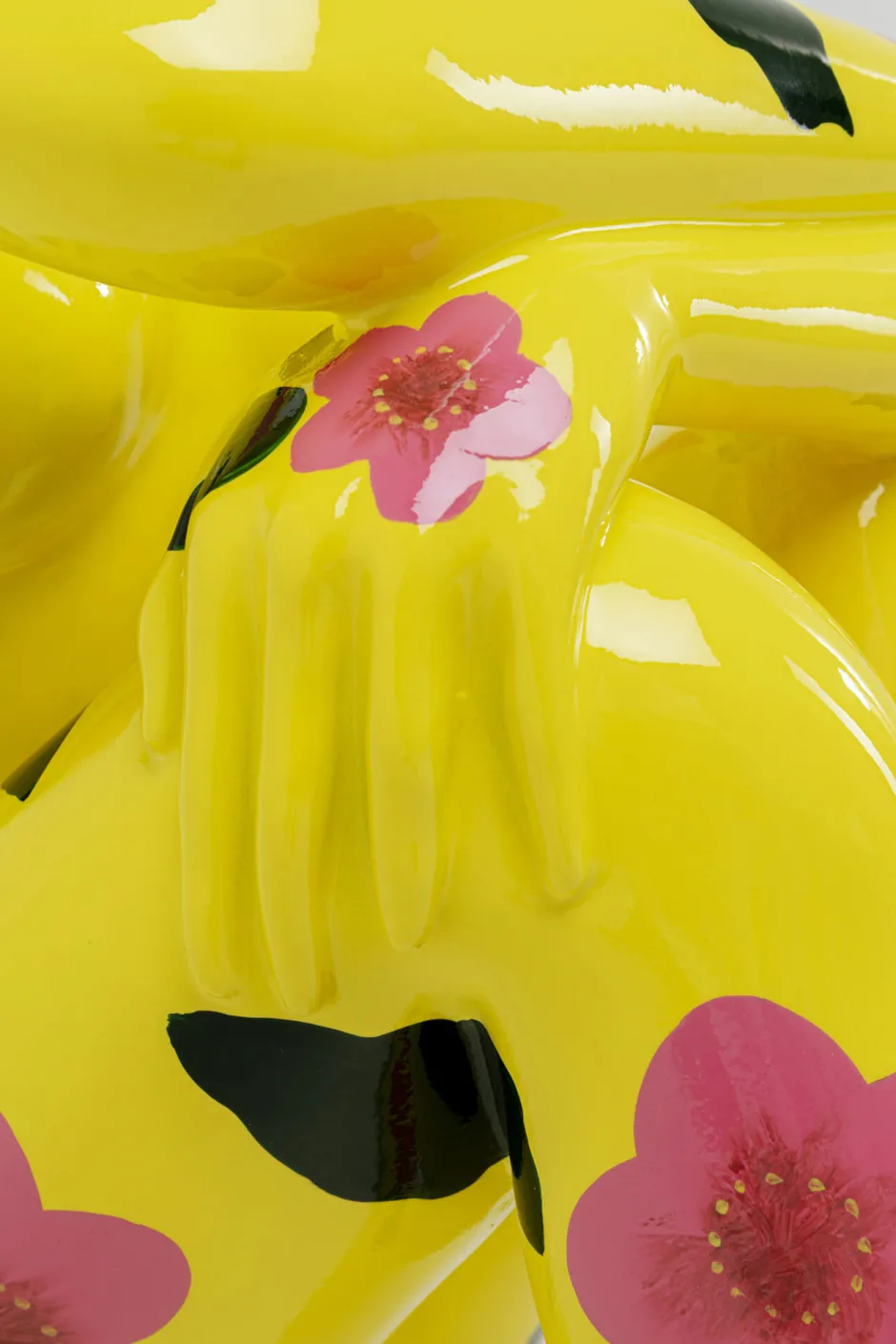 KARE Deko Figur Gangster Rabbit Gelb 80cm