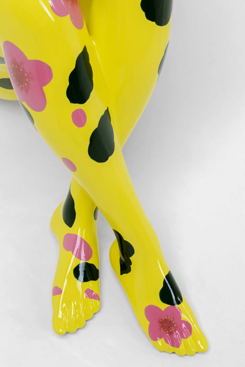 KARE Deko Figur Gangster Rabbit Gelb 80cm