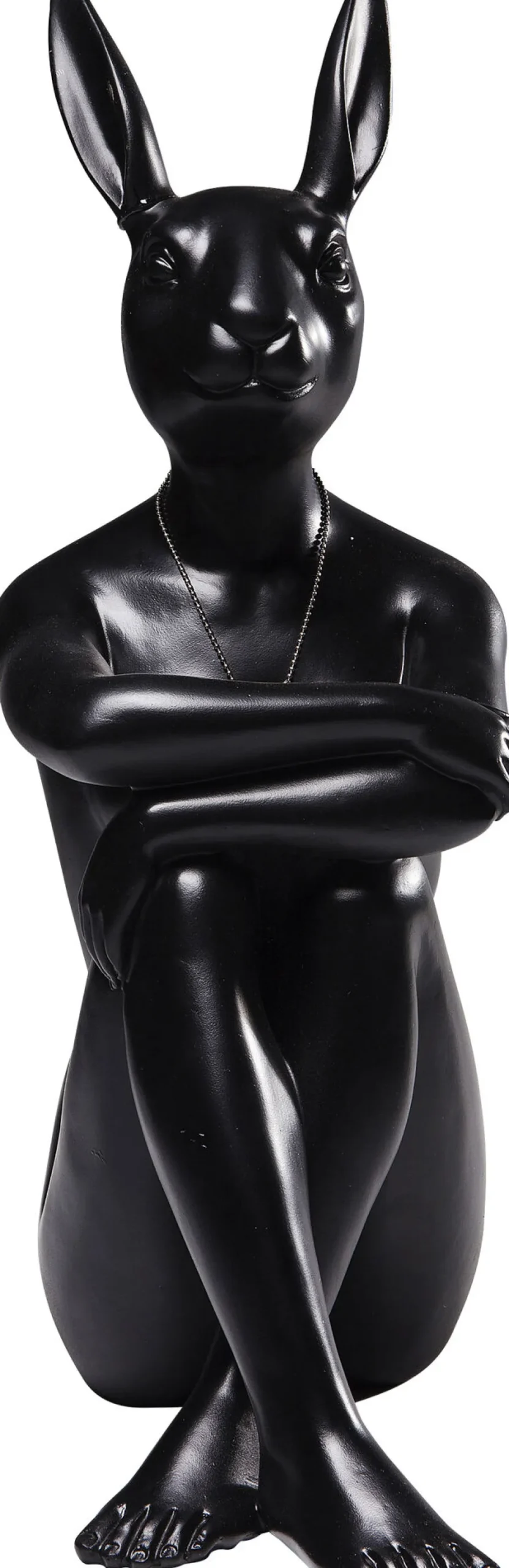 KARE Deko Figur Gangster Rabbit Schwarz