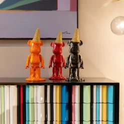 KARE Deko Figur Gelato Bear Rot 40cm