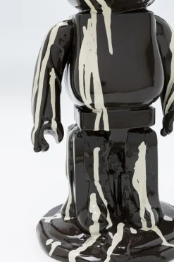 KARE Deko Figur Gelato Bear Schwarz 40cm