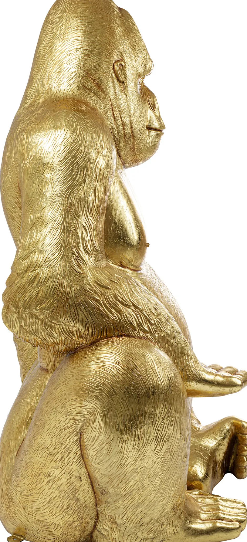 KARE Deko Figur Gorilla Gold XL 180