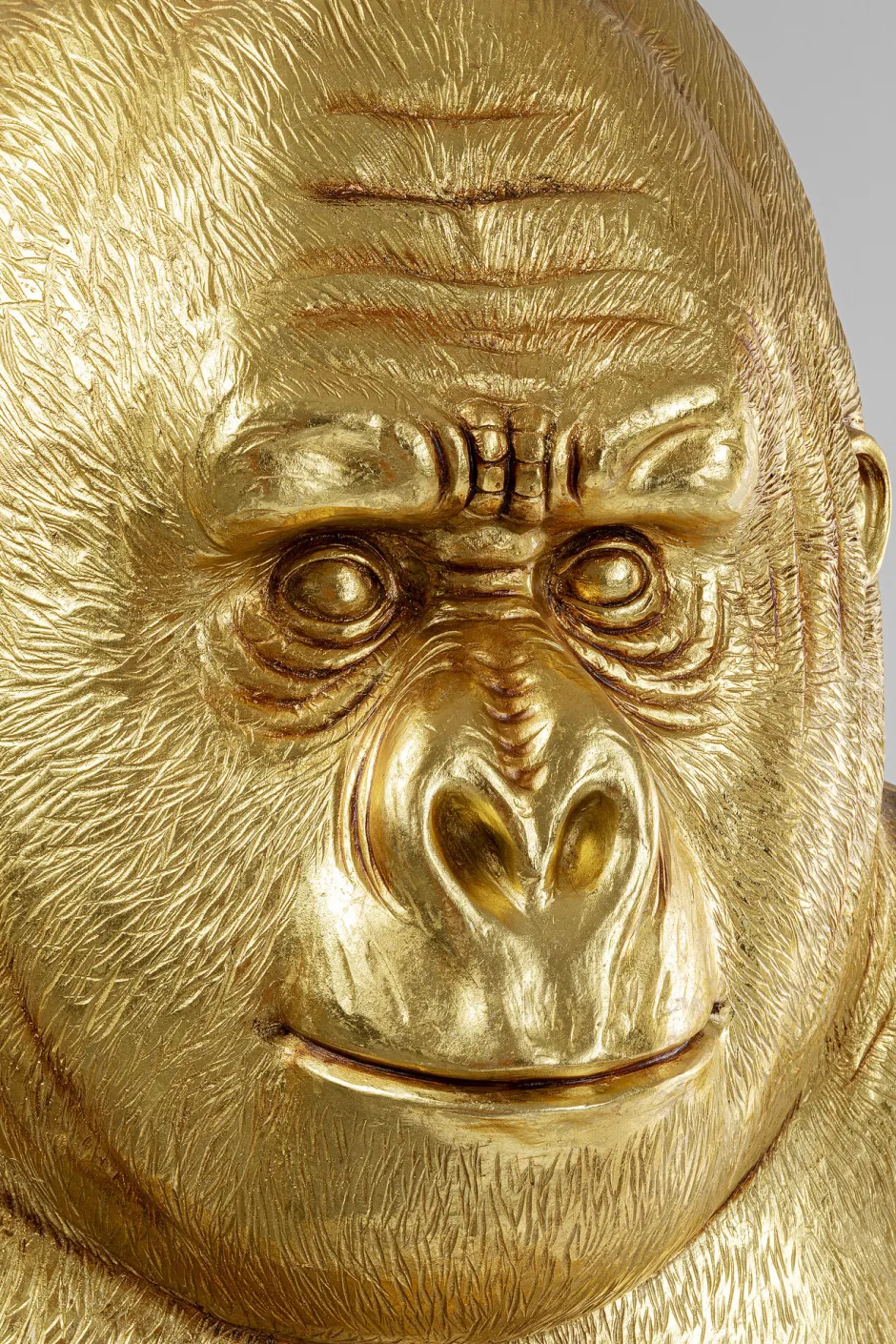 KARE Deko Figur Gorilla Gold XL 180