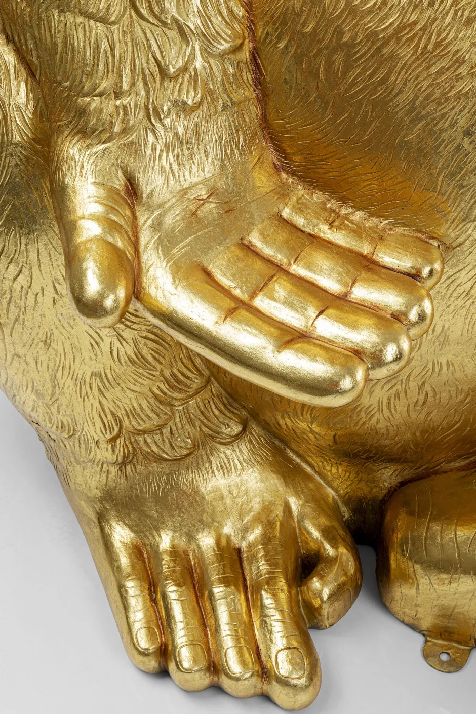 KARE Deko Figur Gorilla Gold XL 180
