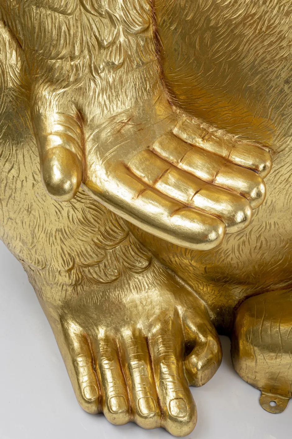 KARE Deko Figur Gorilla Gold XL 180