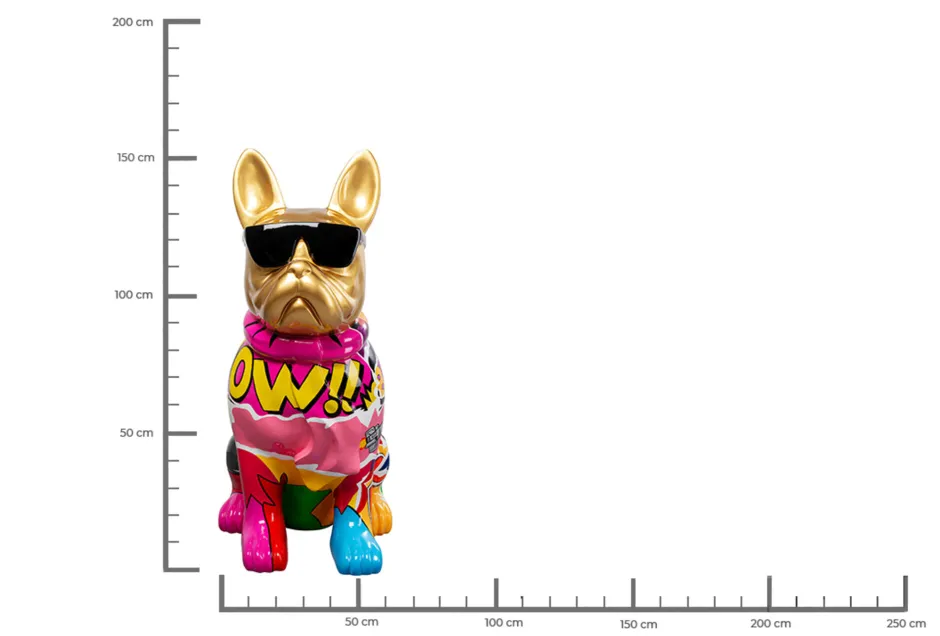 KARE Deko Figur Graffiti Dog 152cm