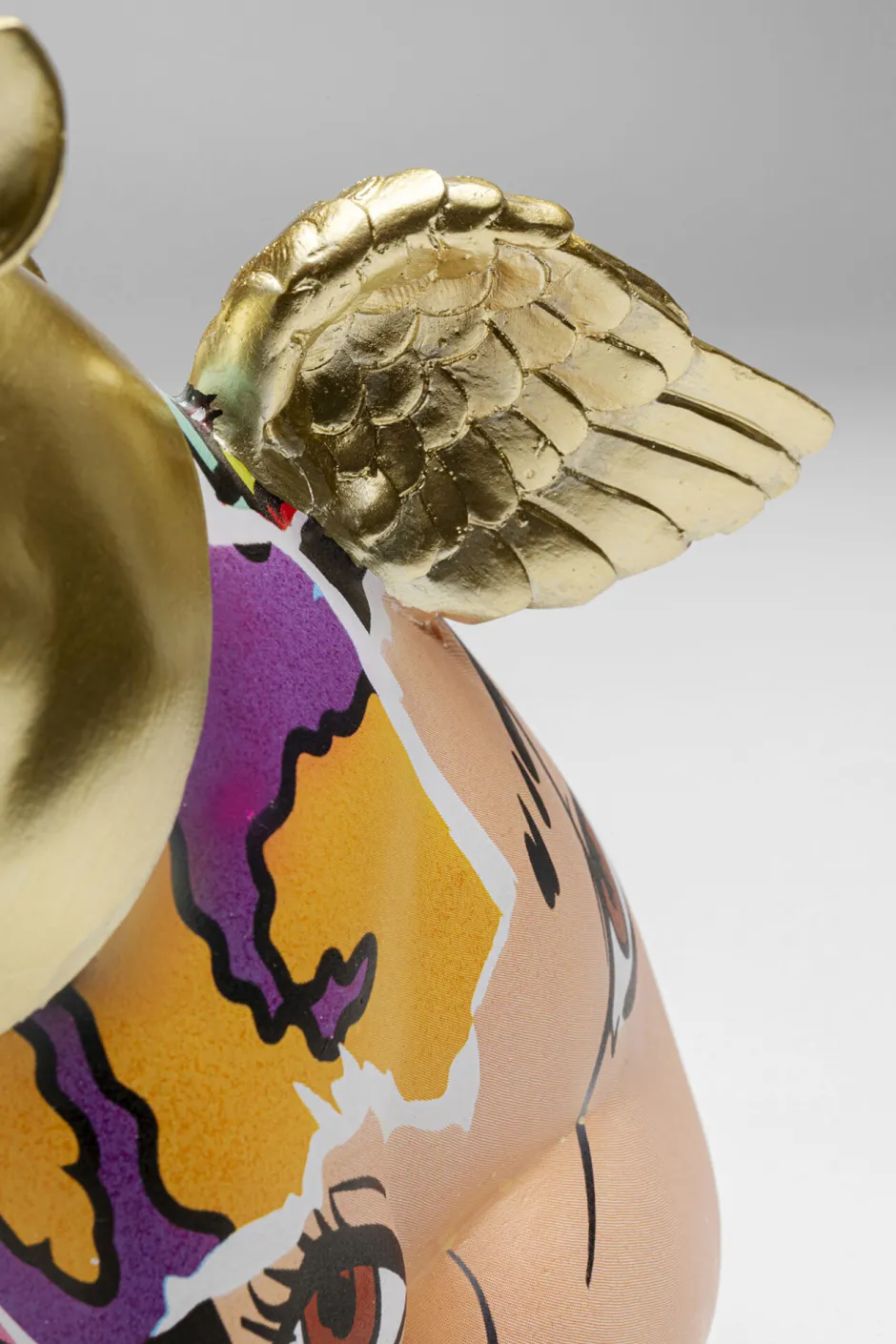 KARE Deko Figur Graffiti Flying Pig 16cm