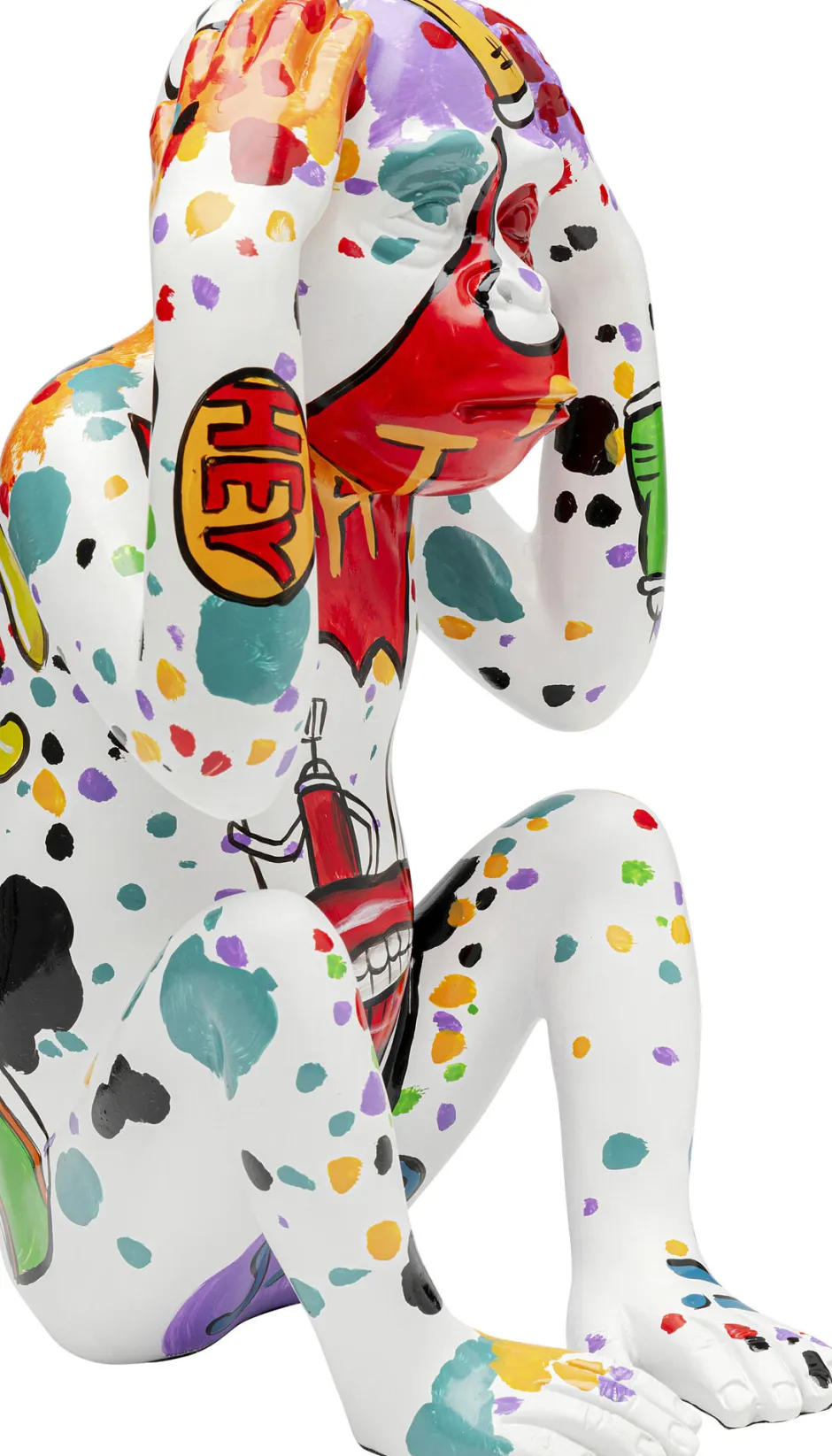 KARE Deko Figur Graffiti Monkey 40cm