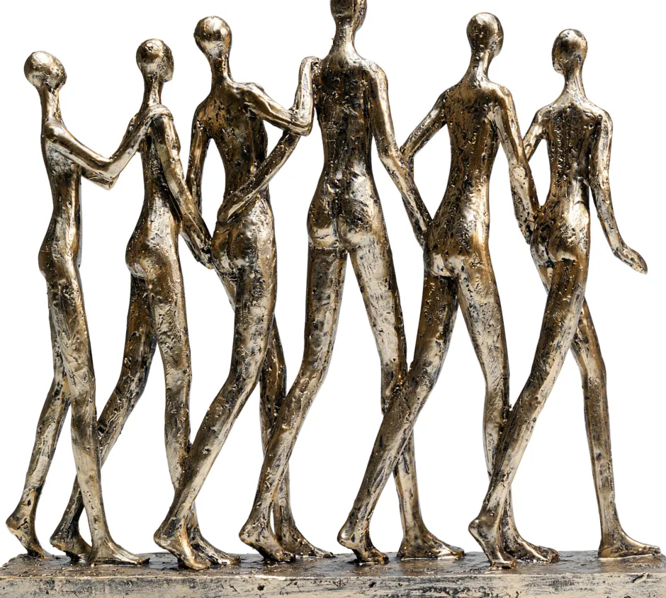 KARE Deko Figur Hand in Hand 27cm