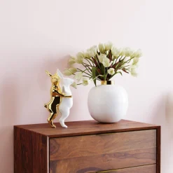 KARE Deko Figur Hugging Rabbits Medium