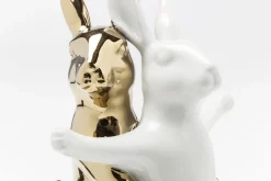 KARE Deko Figur Hugging Rabbits Medium