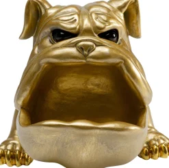 KARE Deko Figur Hungry Dog Gold 37cm