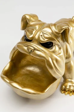 KARE Deko Figur Hungry Dog Gold 37cm