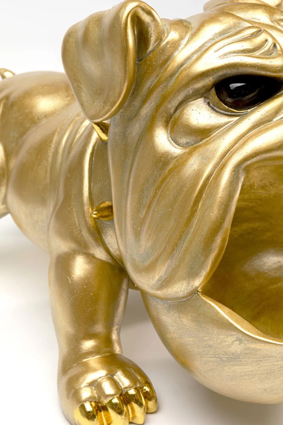 KARE Deko Figur Hungry Dog Gold 37cm