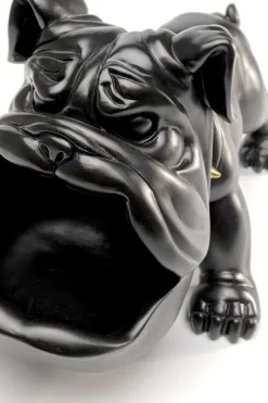 KARE Deko Figur Hungry Dog Schwarz 37cm