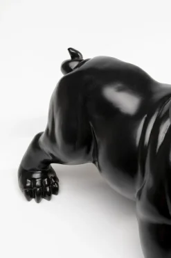 KARE Deko Figur Hungry Dog Schwarz 37cm