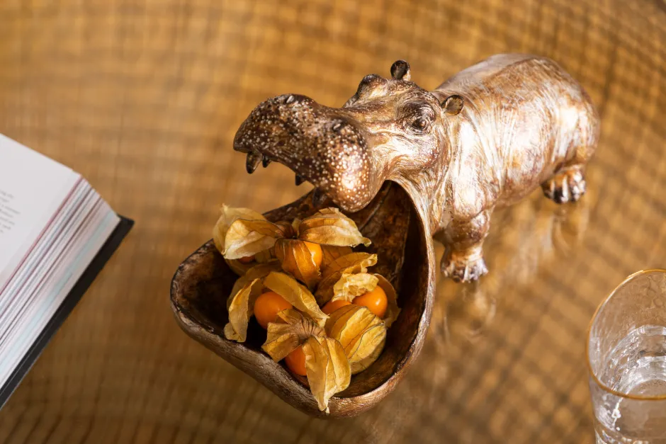 KARE Deko Figur Hungry Hippo 27cm