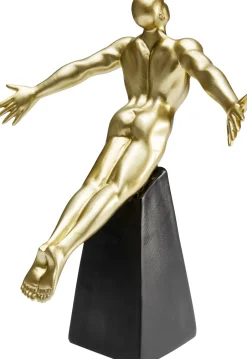 KARE Deko Figur Jumper Gold 37cm