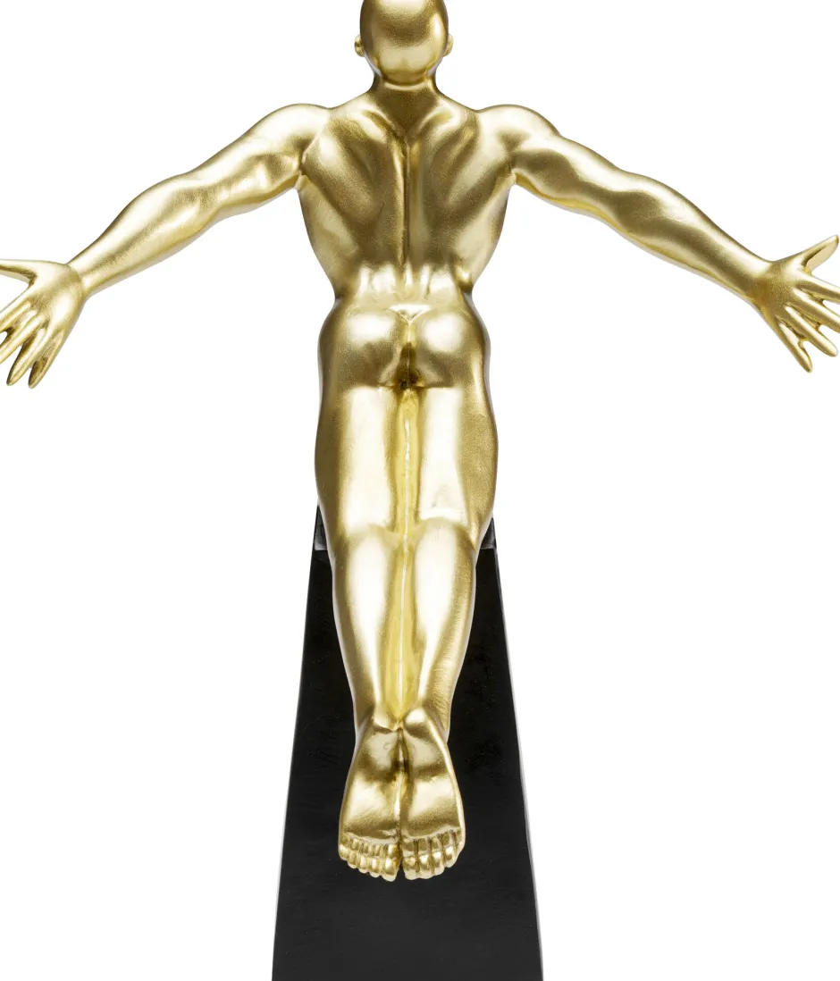 KARE Deko Figur Jumper Gold 37cm
