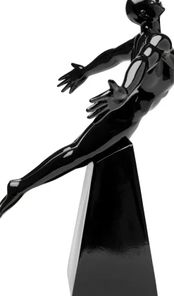 KARE Deko Figur Jumper Schwarz 37cm