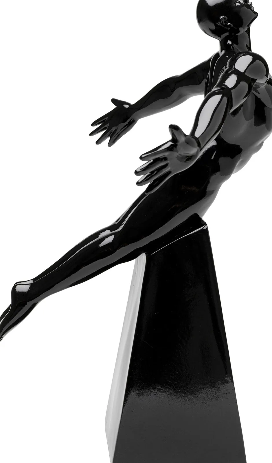 KARE Deko Figur Jumper Schwarz 37cm