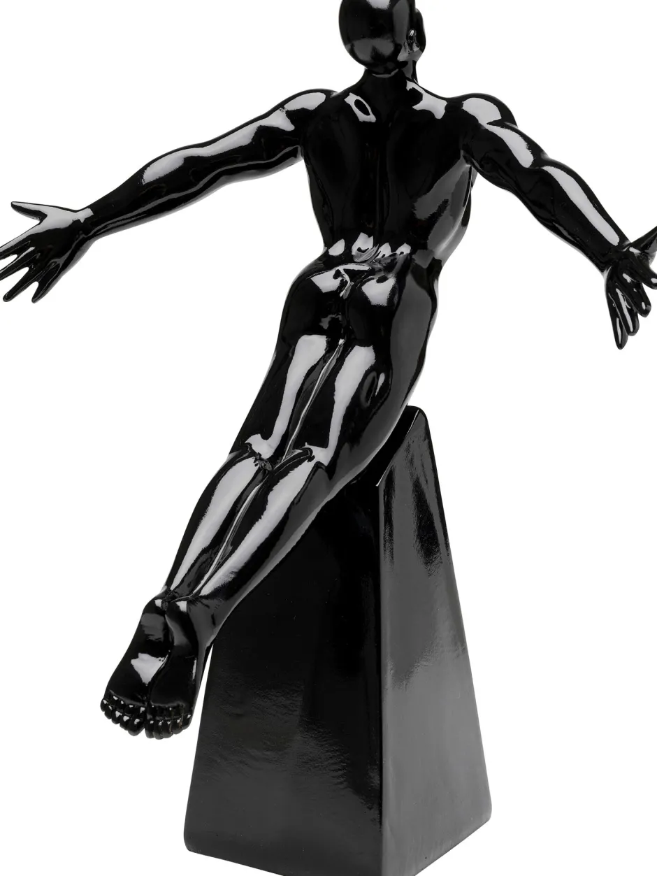 KARE Deko Figur Jumper Schwarz 37cm